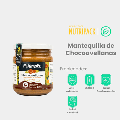 Mantequilla de Chocoavellana, 170 g
