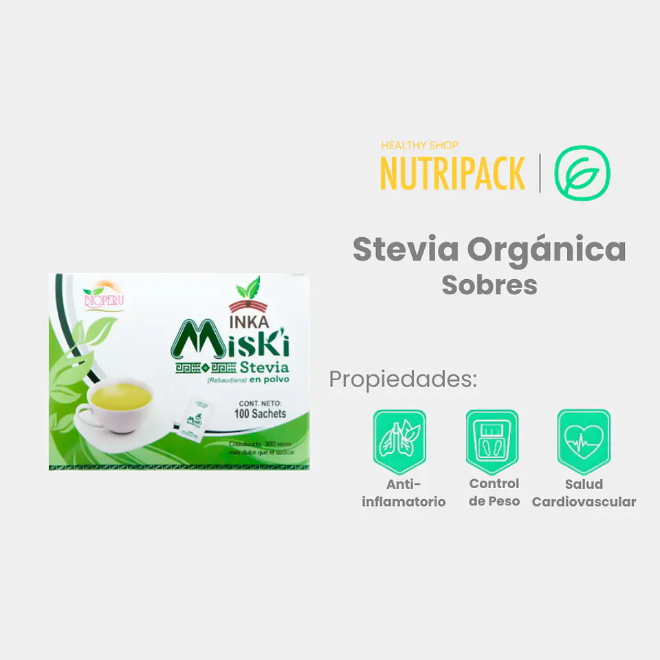 Stevia, 100 Sachets 1