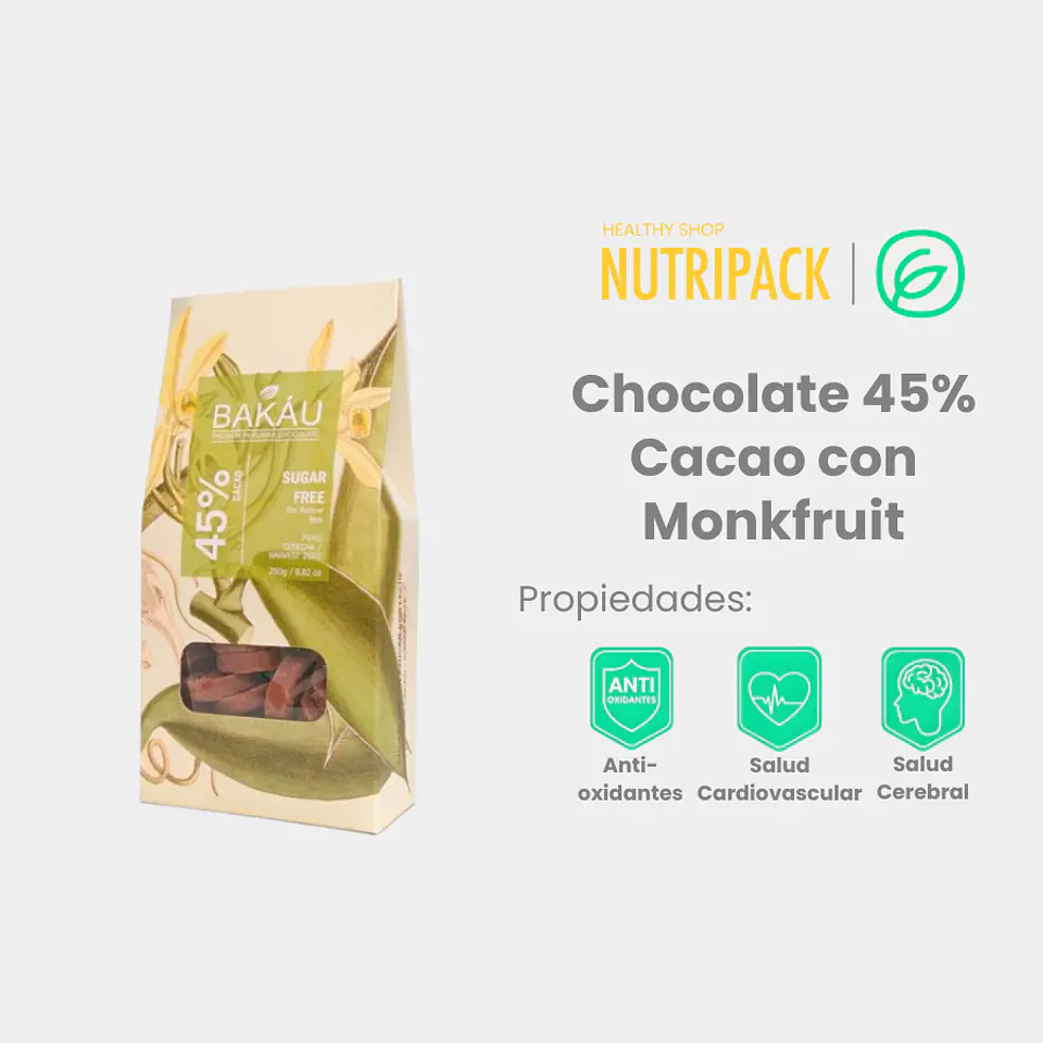 Chocolate Con Leche 45% Cacao Con Monk Fruit, 100 G 1
