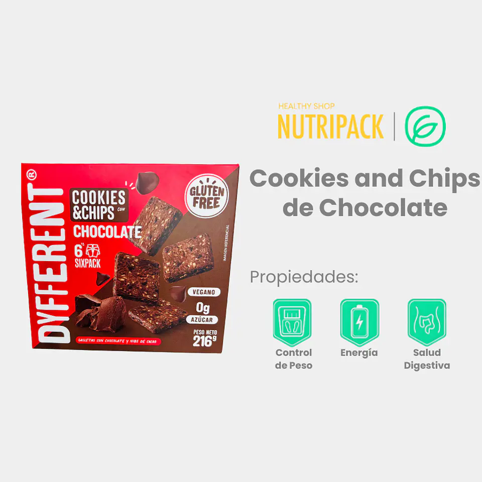 Cookies & Chips De Chocolate, 216 g 1