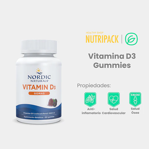 Vitamin D3 Gummies, 60 uds