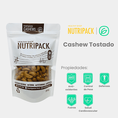 Cashew tostado, 250 g