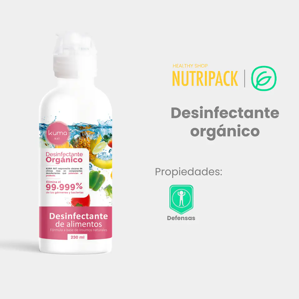Desinfectante Orgánico, 230 mL 1