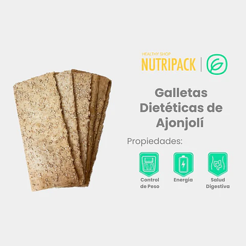 Galletas Dietéticas Con Ajonjolí, 110 g