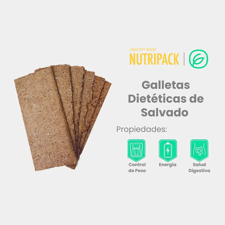 Galletas Dietéticas Con Salvado, 100 g 1