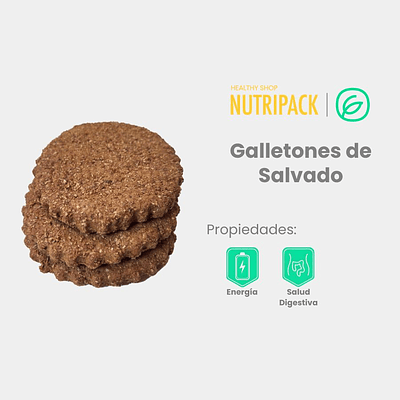 Galletones de Salvado, 100 g