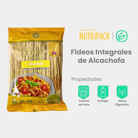 Fideos Integrales De Alcachofa, 250 g