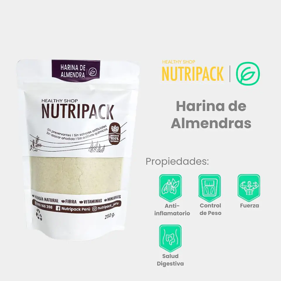 Harina De Almendras, 250 G 1