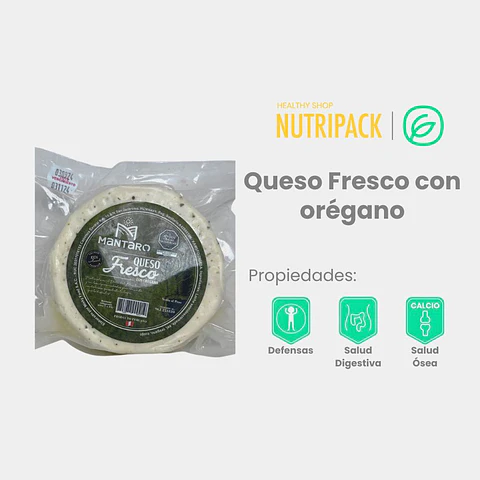 Queso Fresco Con Orégano, 500 g