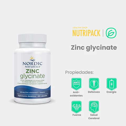 Zinc Glycinate, 60 mL