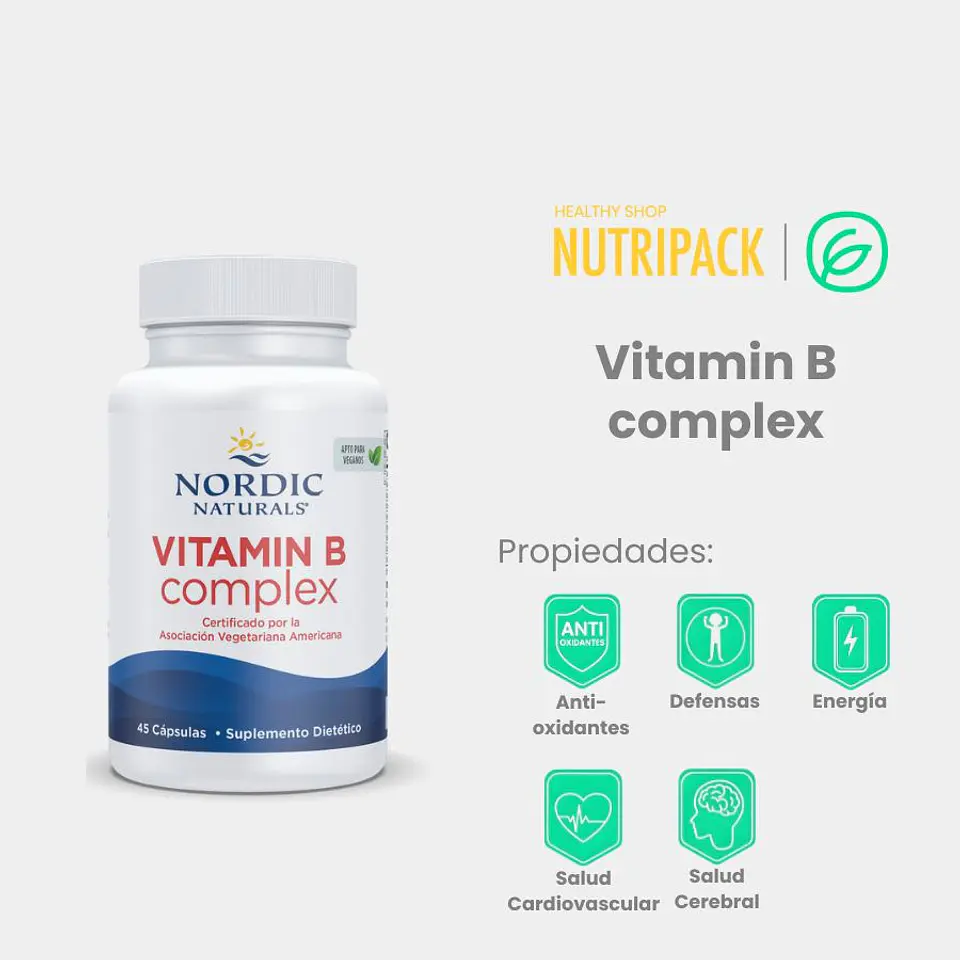 Vitamina B Complex, 45 uds 1