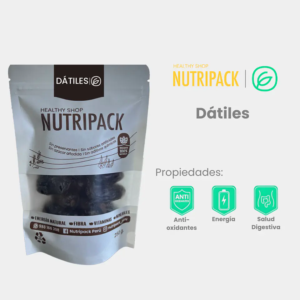 Dátiles Peruano, 500 g / 250 g / 1 Kg 1