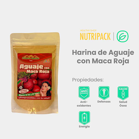 Harina De Aguaje Con Maca Roja, 150 g