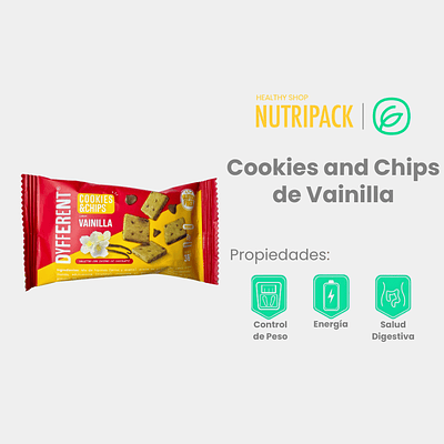 Cookies & Chips De Vainilla, 36 g