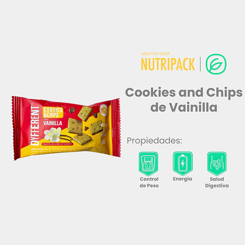 Cookies & Chips, Vainilla 36 g / 216 g
