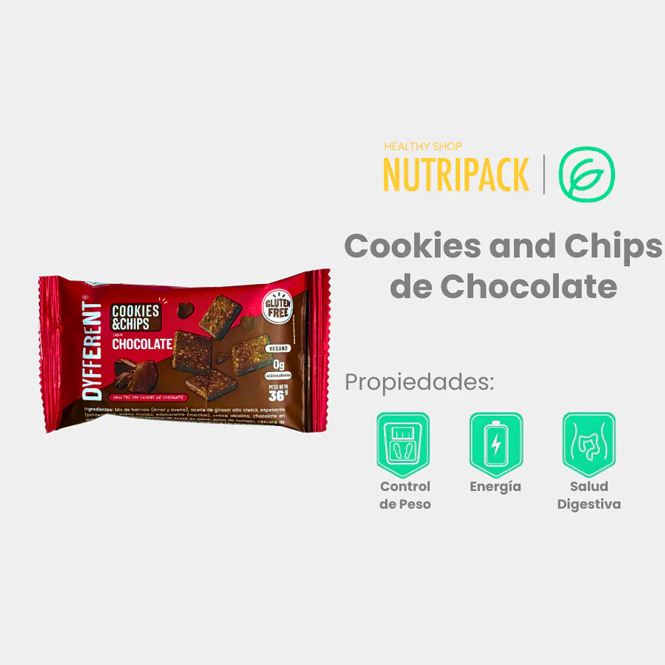 Cookies & Chips, Chocolate 36 g / 216 g 1