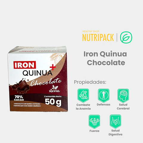 Iron Quinua Chocolate, 50 g