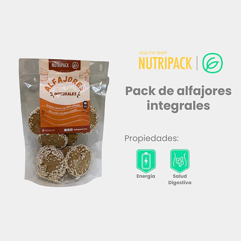 Pack De Alfajores Integrales, 9 uds