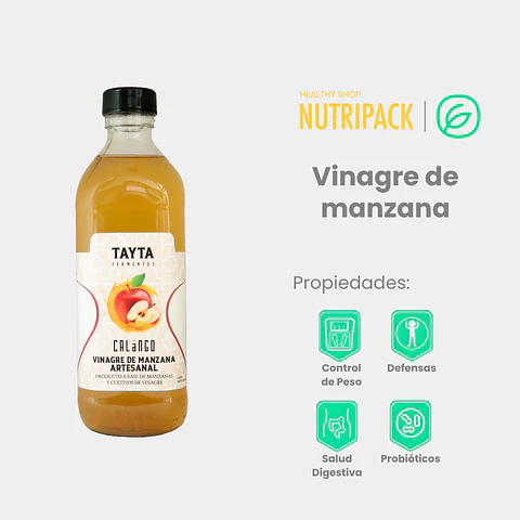 Vinagre De Manzana Artesanal, 500 mL
