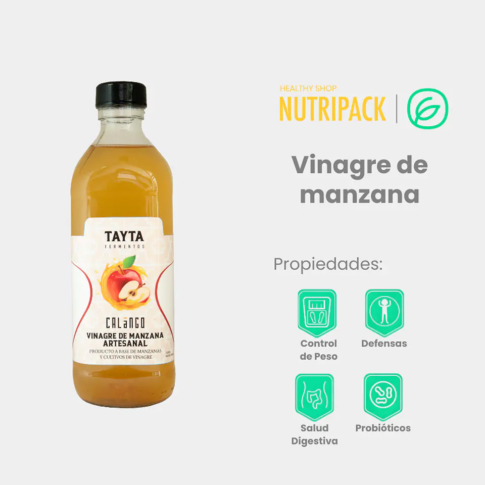 Vinagre De Manzana Artesanal, 500 mL 1