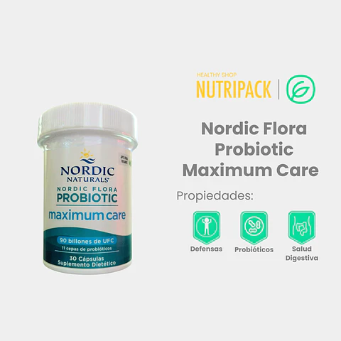 Nordic Flora Probiotic Maximum Care, 30 uds