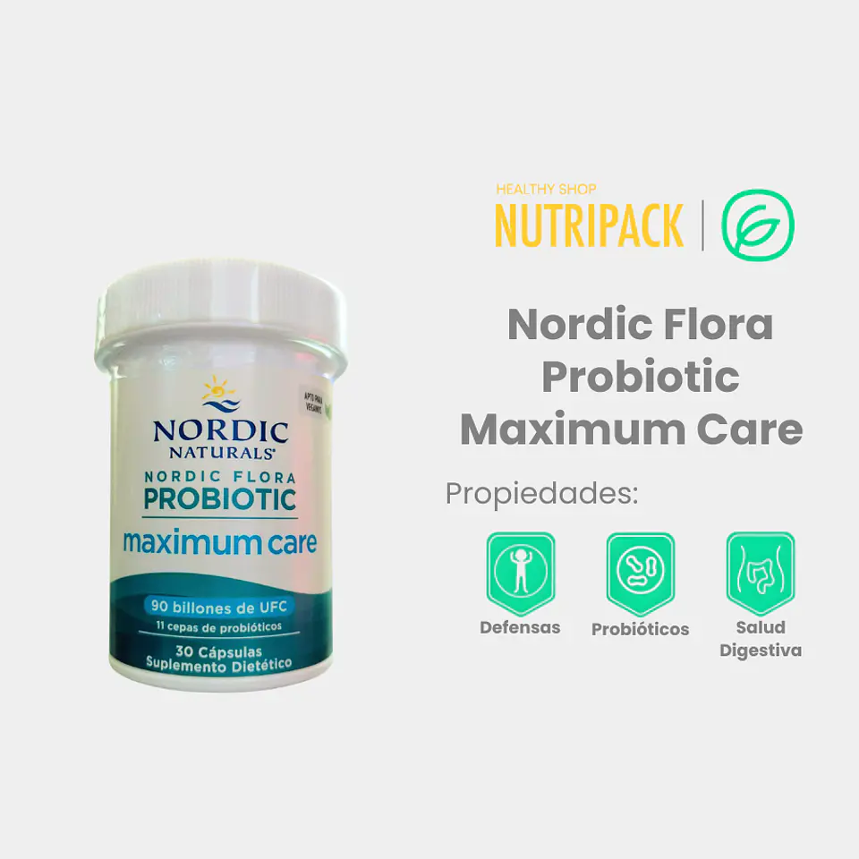 Nordic Flora Probiotic Maximum Care, 30 uds 1