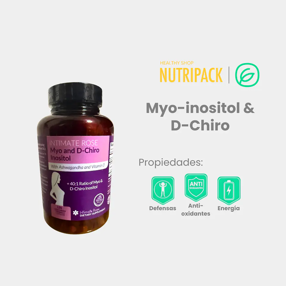 Myo-Inositol & D-Chiro, 120 uds 1