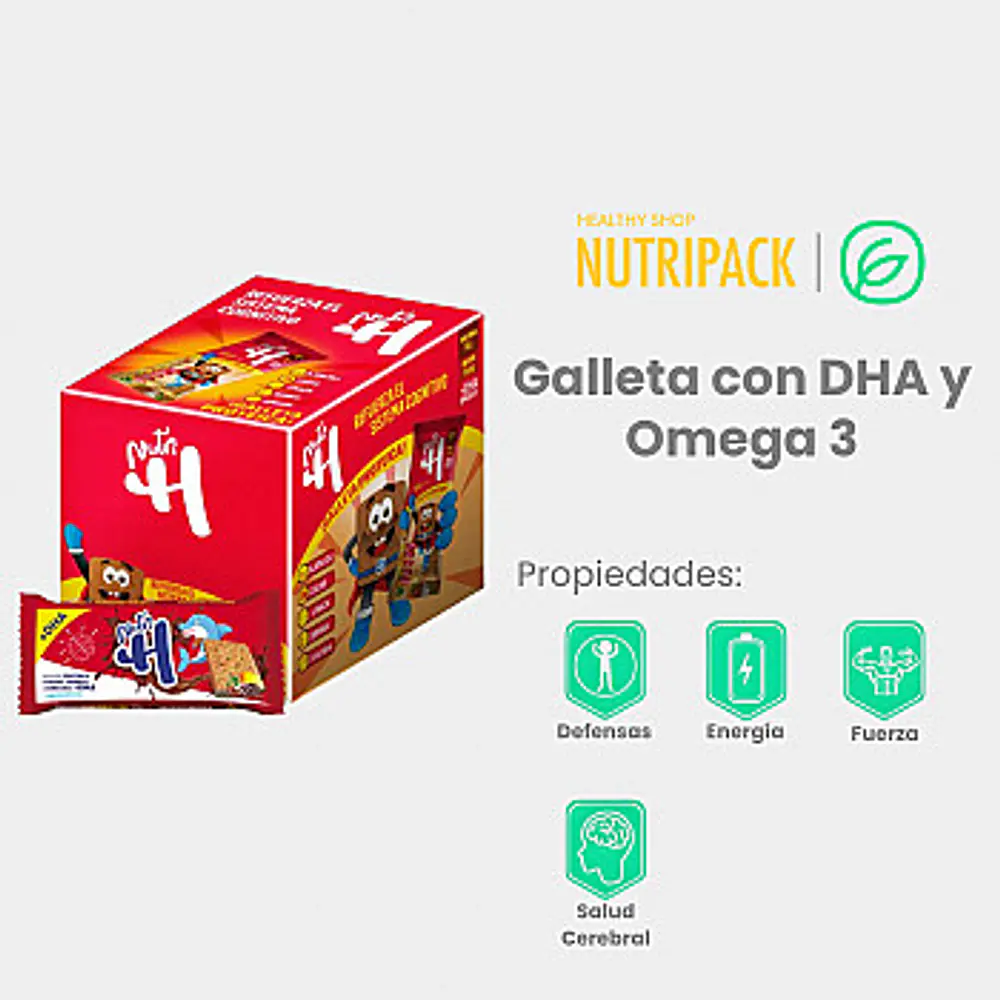 Galletas Proteica Con DHA, 30 g