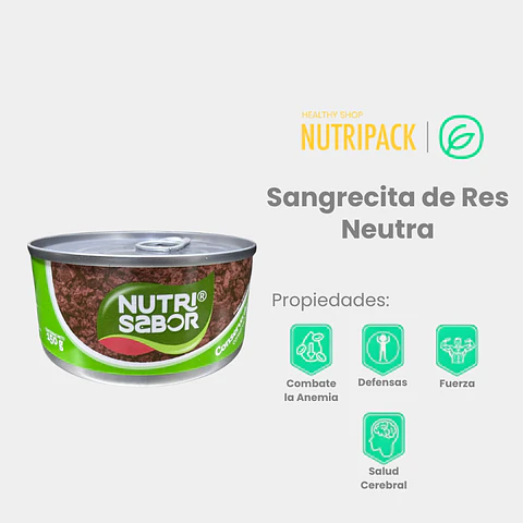 Sangrecita de res neutra, 150 g