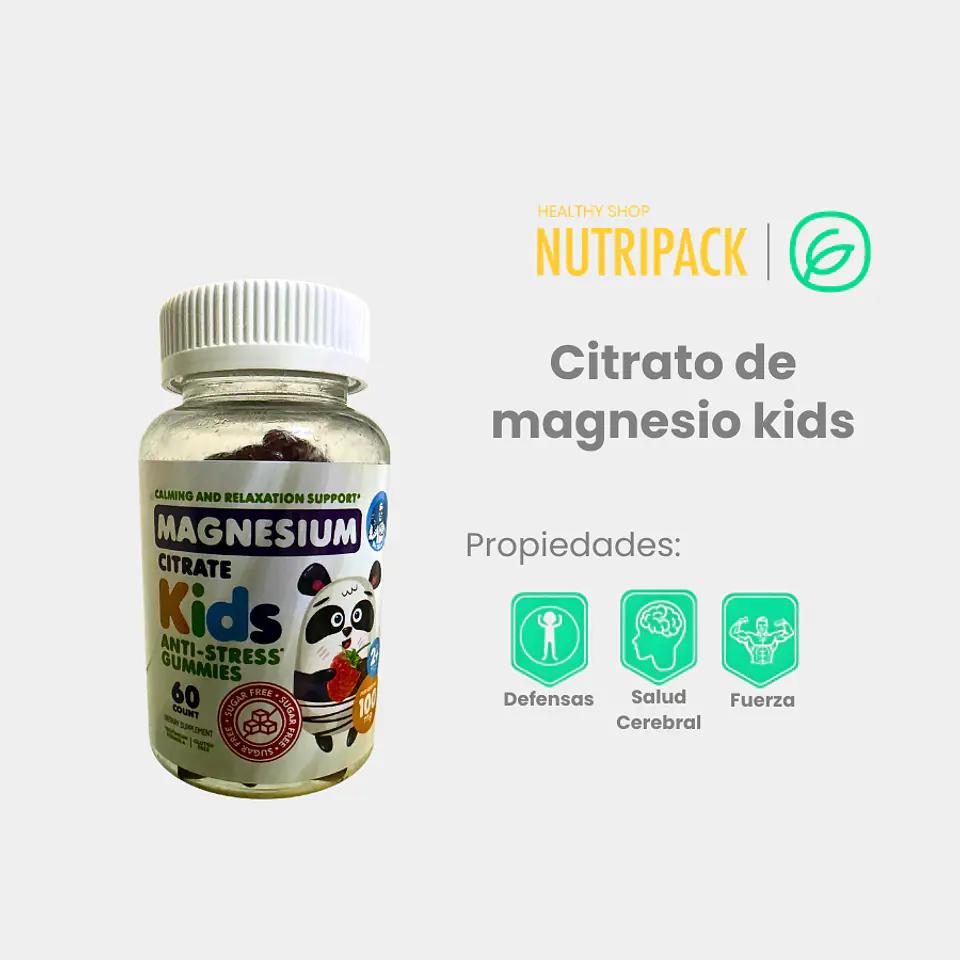 Citrato de Magnesio Kids, 60 uds 1