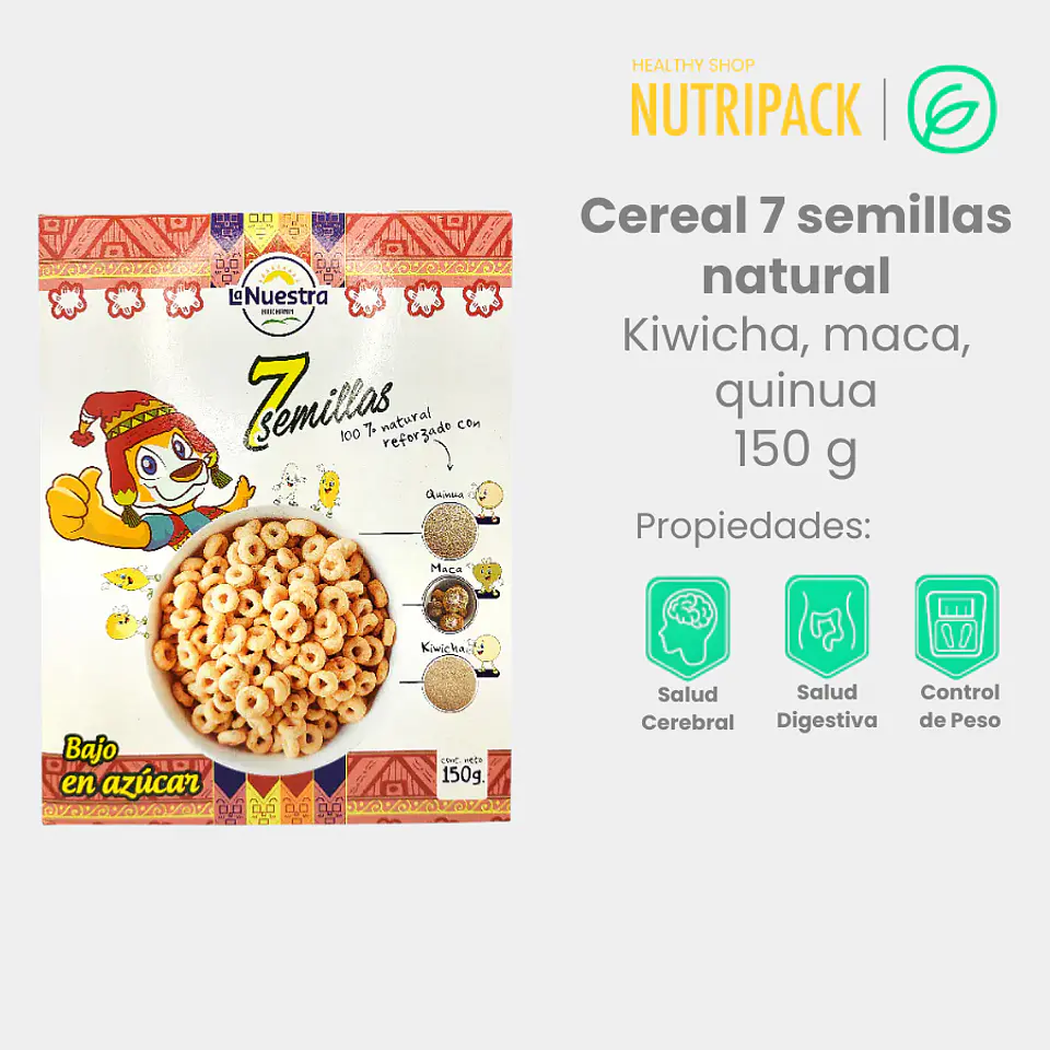 Cereal 7 Semillas Natural, 150 g 1