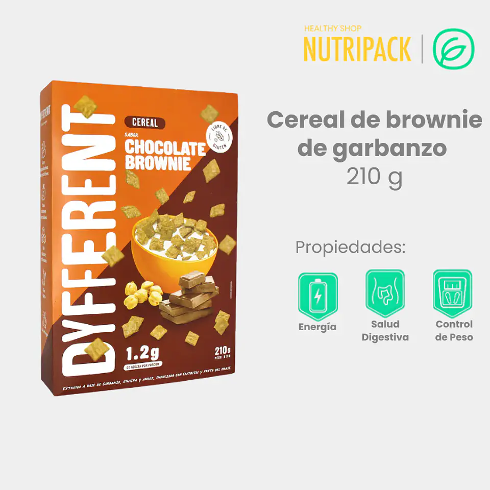 Cereal De Garbanzo Chocolate Brownie, 210 g 1