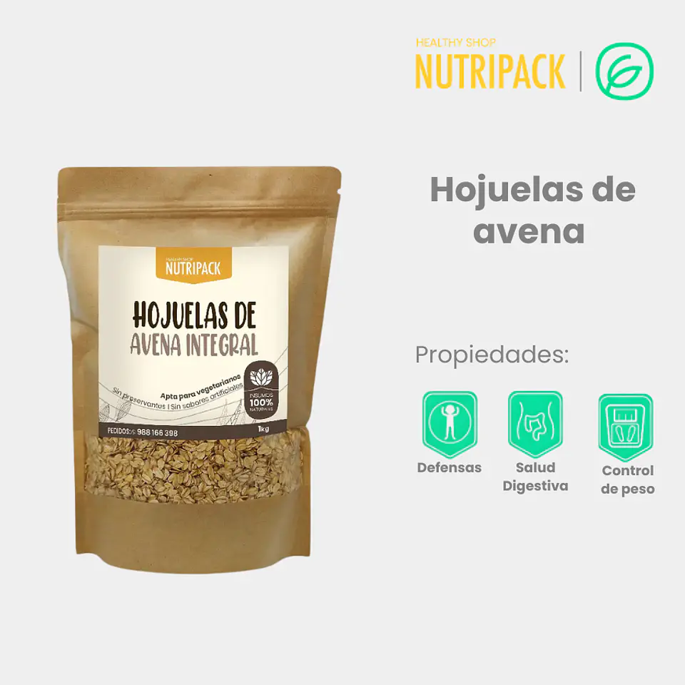 Hojuelas De Avena Gande, 500 g / 1 Kg 1