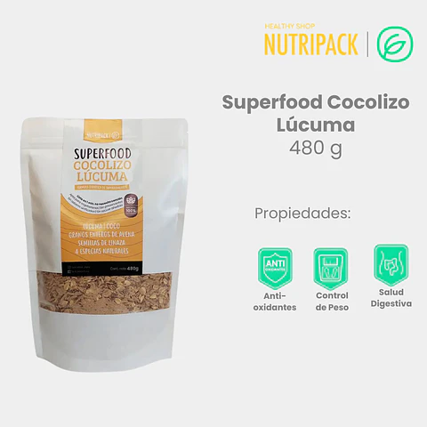 Superfood Cocolizo Lúcuma, 480 g
