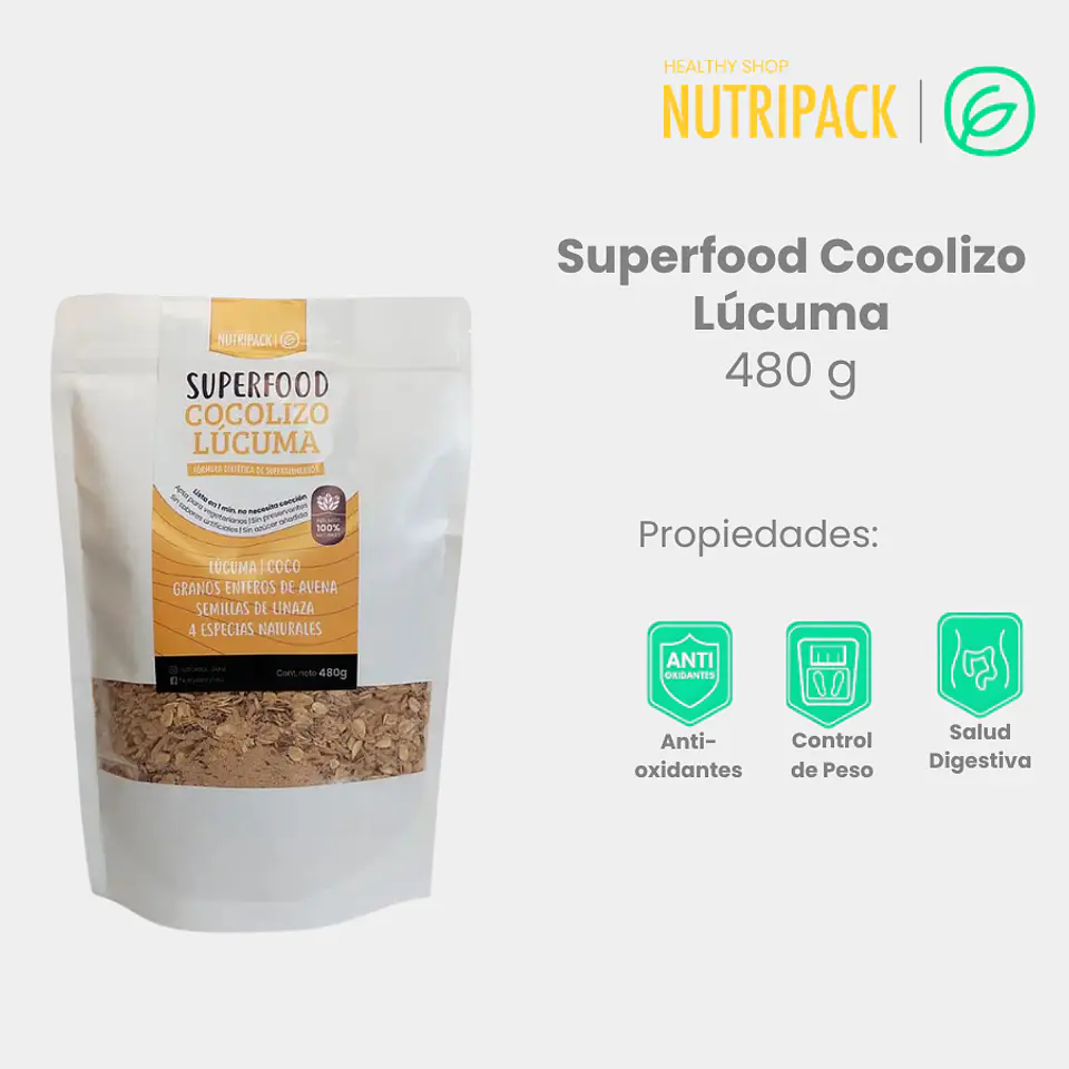 Superfood Cocolizo Lúcuma, 480 g 1
