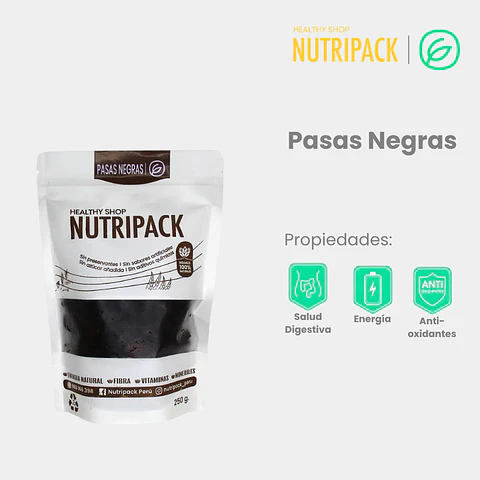 Pasas Negras, 500 g / 250 g / 1 Kg