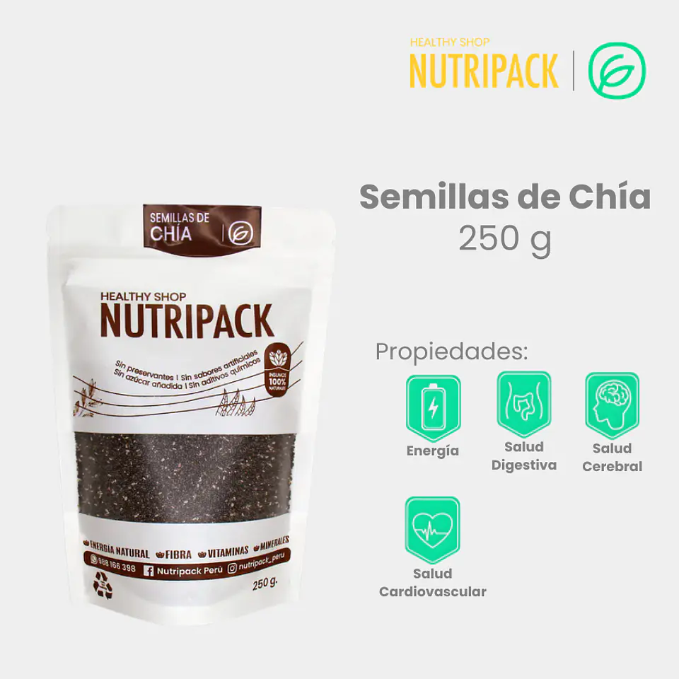 Semillas De Chía, 250 g 1