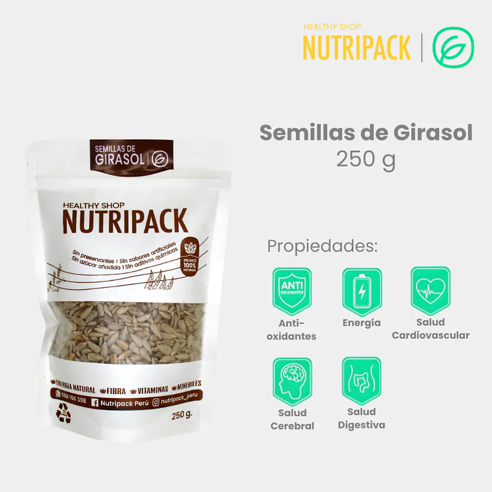 Semillas De Girasol, 250 g 1