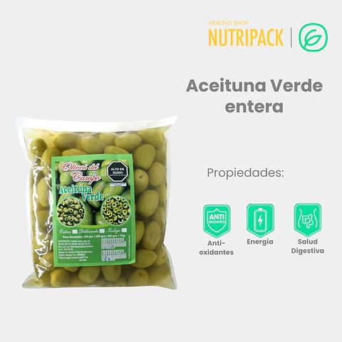 Aceitunas Verdes, 500 g