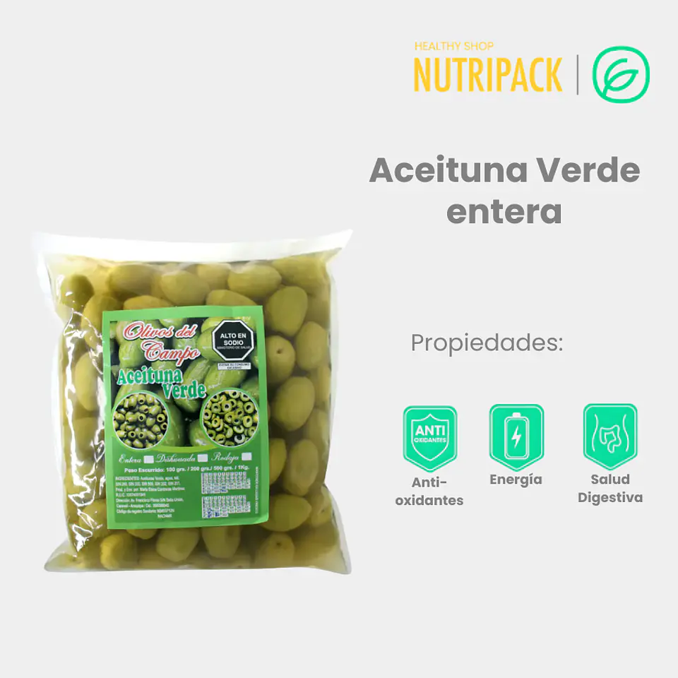 Aceitunas Verdes, 500 g 1
