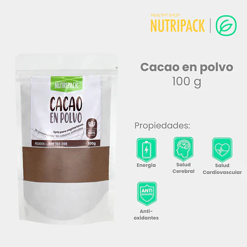 Cacao En Polvo, 100 g