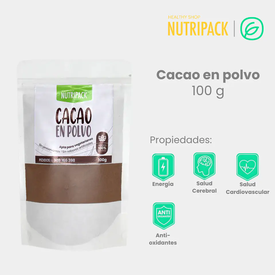 Cacao En Polvo, 100 g 1