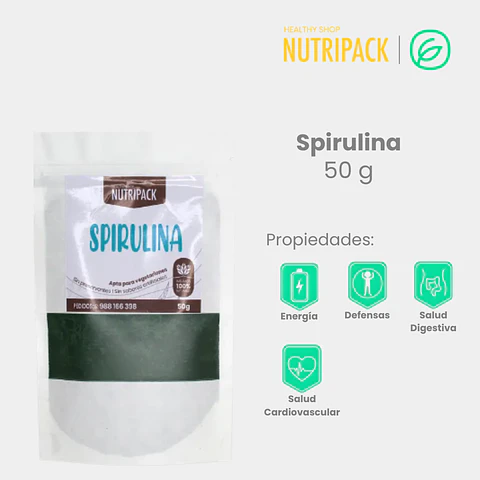 Harina De Spirulina, 50 g