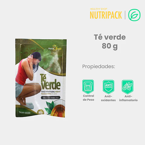 Té Verde En Polvo, 80 g