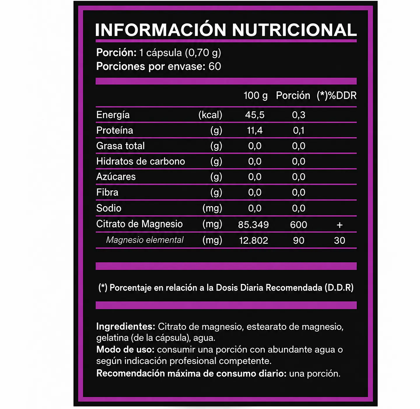 Citrato de Magnesio – Total Essential 2