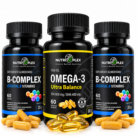 Pack 1 Omega-3 +2 B-Complex