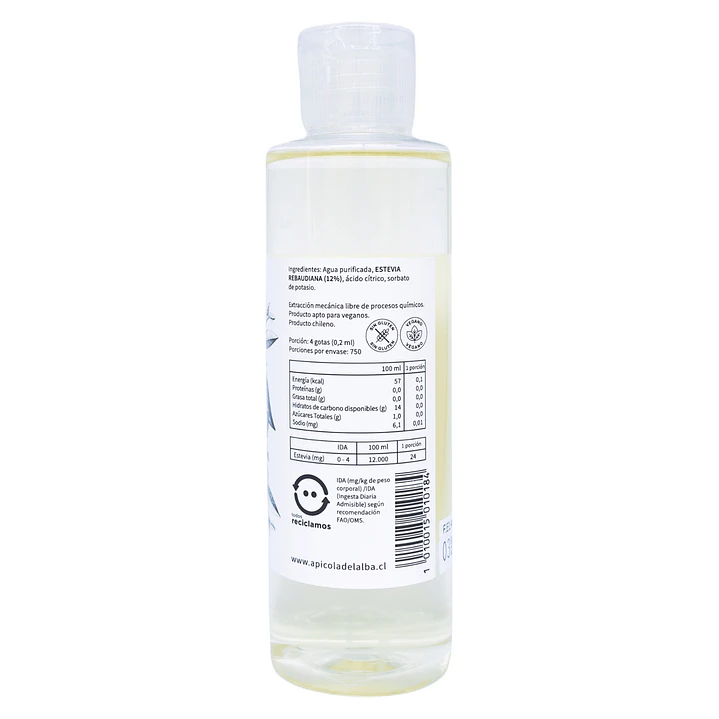 Stevia Líquida 150 Ml - Del Alba 2