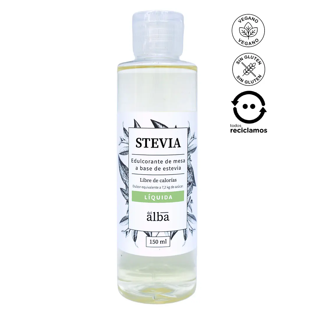 Stevia Líquida 150 Ml - Del Alba 1