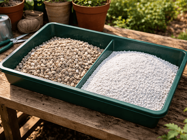 Perlita vs piedra pómez: cuál elegir y por qué la granulometría lo cambia todo.