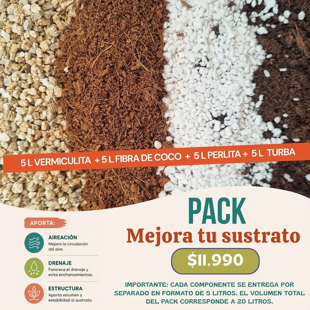  Pack de Sustratos Premium para Plantas | Mezcla Profesional para Cultivo y Trasplante 1